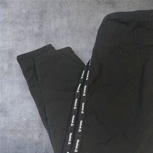 Reebok Kids Black Leggings with Logo Detail